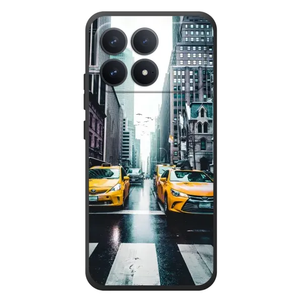 Чехол с рисунком «Такси» для Xiaomi Poco F8 Pro Чехол с рисунком «Такси» для Xiaomi Poco F8 Pro