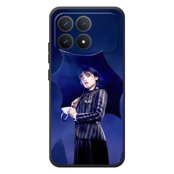 Чехол с рисунком «Уэнсдей с зонтом» для Xiaomi Poco F8 Pro Чехол с рисунком «Уэнсдей с зонтом» для Xiaomi Poco F8 Pro