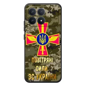 Чехлы на военную тематику для Xiaomi Poco F8 Pro (ВС ЗСУ)