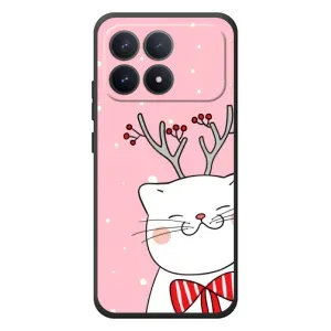 Чохол на тематику: Коти для Xiaomi Poco F8 Pro (Зимовий кіт)
