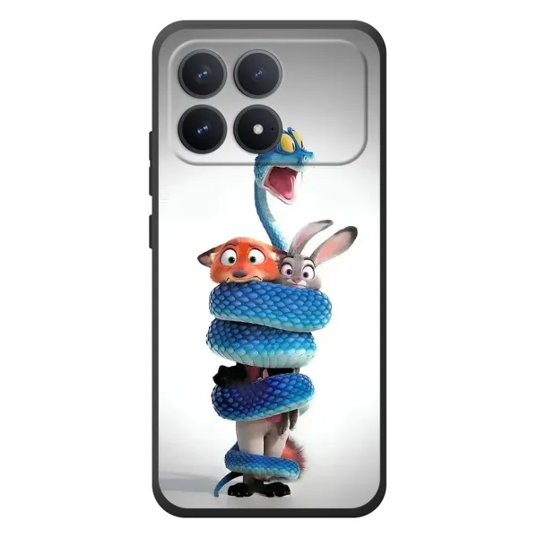Чехол с рисунком «Змея Зоо» для Xiaomi Poco F8 Pro Чехол с рисунком «Змея Зоо» для Xiaomi Poco F8 Pro