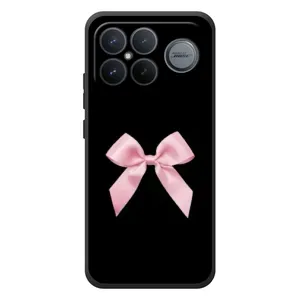 Чехол банты для Xiaomi Poco F8 Ultra (Бант на черном)