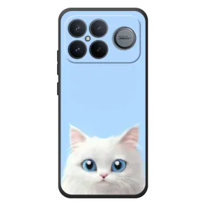 Чехол на тематику: Коты для Xiaomi Poco F8 Ultra (Белый кот)
