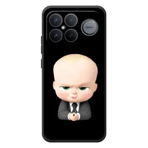 Мультяшный принт на Чехол для Xiaomi Poco F8 Альфа (Бос)