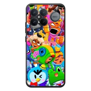 Силиконовый Чехол на Xiaomi Poco F8 Ultra с картинкой Brawl Stars (Brawl-Stars)
