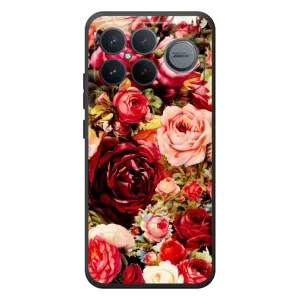 Силиконовый бампер с принтом (цветочки) на Xiaomi Poco F8 Альфа (Букет цветов)
