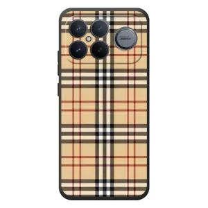 Чохол з Брендами одягу на ШІаомі Поко F8 Ьlтра (Burberry стиль)