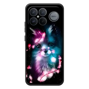 Чехол с Лисичкой для Xiaomi Poco F8 Ultra (Черная Лиса)