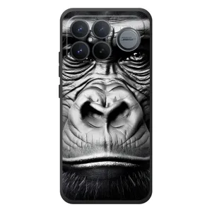 Чехлы с Горилой на Xiaomi Poco F8 Альфа (Черная обезьяна)