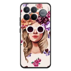 Чехол с картинкой Модные Девчонки Xiaomi Poco F8 Ultra (Девушка в очках)