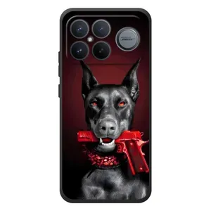 Чехол ДОБЕРМАН для Xiaomi Poco F8 Ultra (Доберман злой)