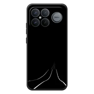 Чехол с картинками на черном фоне для Xiaomi Poco F8 Ultra (Дорога)