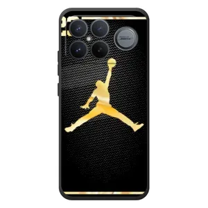 Силиконовый Чехол Nike Air Jordan на Xiaomi Poco F8 Альфа (Джордан 23)