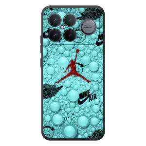 Силиконовый Чехол Nike Air Jordan на Xiaomi Poco F8 Альфа (Джордан Найк)