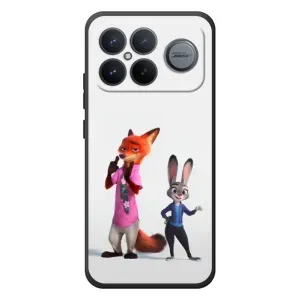 Силиконовый чехол с принтом Зоотрополіс для Xiaomi Poco F8 Ultra (Джуди и Ник)