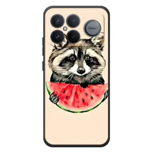 Силиконовый Чехол с Енотами на Xiaomi Poco F8 Ultra (Енот)