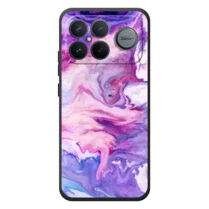 Чехлы с тематикой "Мрамор" на Xiaomi Poco F8 Альфа (Фиолетовый мрамор)