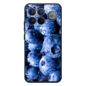 Чехол с изображением вкусной еды для Xiaomi Poco F8 Ultra (Голубика)