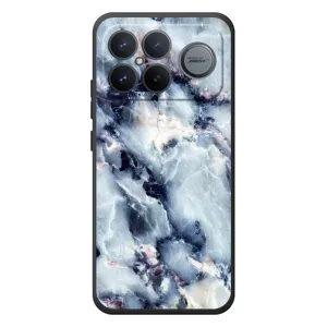 Чехол с текстурой Мрамора на Xiaomi Poco F8 Альфа (Изумрудный мрамор)
