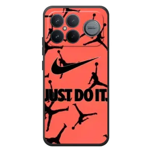 Силиконовый Чехол Nike Air Jordan на Xiaomi Poco F8 Альфа