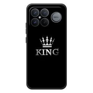 Чехол (Корона на чёрном фоне) для Xiaomi Poco F8 Альфа (KING)