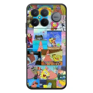 Силиконовый чехол Спанч Боб на Xiaomi Poco F8 Альфа (Комиксы Спанч Боб)
