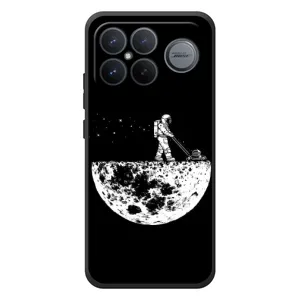 Силиконовый Чехол с принтом "Космонавты" на Xiaomi Poco F8 Ultra (Космонавт)