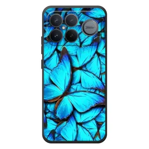 Силиконовый бампер с картинкой животных для Xiaomi Poco F8 Ultra (Крылья бабочек)