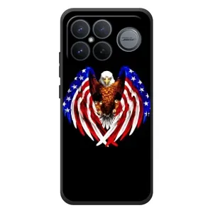 Чохол Прапор USA для Xiaomi Poco F8 Ultra (Крила США)