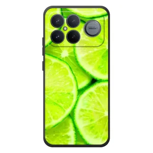 Чехол с изображением вкусной еды для Xiaomi Poco F8 Ultra (Лайм)
