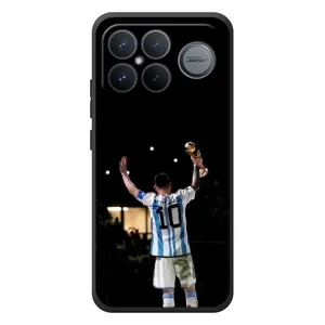 Чехлы Лео Месси Аргентина для Xiaomi Poco F8 Ultra (Лео Чемпион)