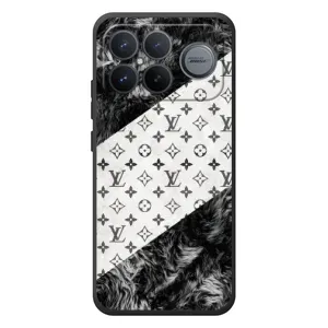 Чехол Стиль Louis Vuitton на Xiaomi Poco F8 Ultra (LV на белом)