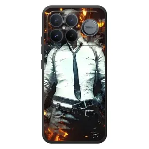 Силиконовый чехол с картинкой "Герой Pubg" на Xiaomi Poco F8 Ultra (Man Пубг)
