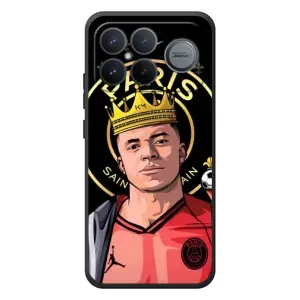 Чехол (TPU) с Футболистом на Xiaomi Poco F8 Ultra (Mbappe King)