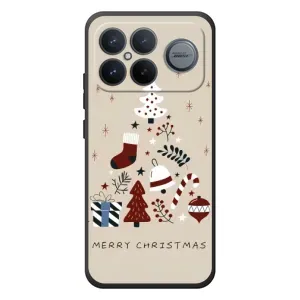 Чехол Санта Клаус для Xiaomi Poco F8 Ultra (Merry Christmas)