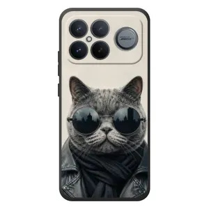 Чехол на тематику: Коты для Xiaomi Poco F8 Ultra (Модный кот)