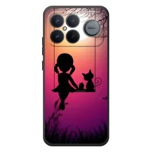 Дівчачий Чохол для Xiaomi Poco F8 Ultra (На гойдалці)