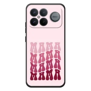 Чехлы на день мамы для Xiaomi Poco F8 Альфа (Надпись мама)
