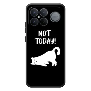 Бампер с изображением Котиков для Xiaomi Poco F8 Альфа (Not Today)