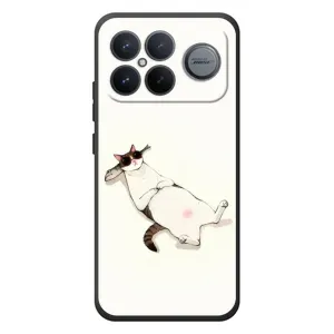 Чехол на тематику: Коты для Xiaomi Poco F8 Ultra (Отдых)