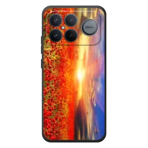 Чехлы с картинкой (Тюльпаны) на Xiaomi Poco F8 Альфа (Поле тюльпанов)