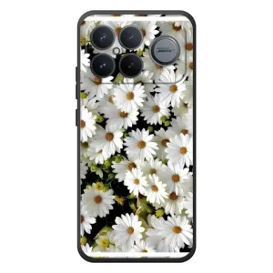 Чехол с ромашками на Xiaomi Poco F8 Ultra (Рамка в ромашках)