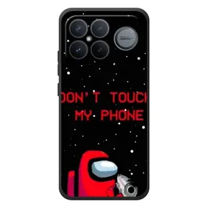Чехол "Амонг Ас" для Xiaomi Poco F8 Альфа (С пистолетом)