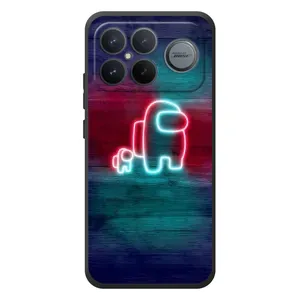 Чехол "Амонг Ас" для Xiaomi Poco F8 Альфа (С питомцем)