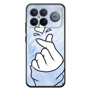 Чехлы (Знак сердечка) на Xiaomi Poco F8 Ultra (Сердечка знак)