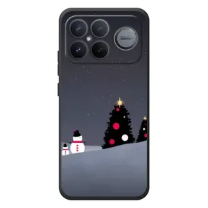 Чехлы на Новый Год Xiaomi Poco F8 Ultra (Снеговички)