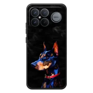 Бампер для Xiaomi Poco F8 Ultra с картинкой "Песики" (Собака Мопс)