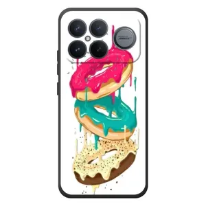 Чехол с изображением вкусной еды для Xiaomi Poco F8 Ultra (Сочные пончики)