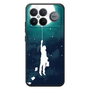 Чехол (ТПУ) с планетами на Xiaomi Poco F8 Ultra (To The moon)