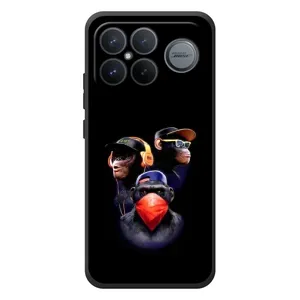 Чехлы с Горилой на Xiaomi Poco F8 Альфа (Три обезьяны)
